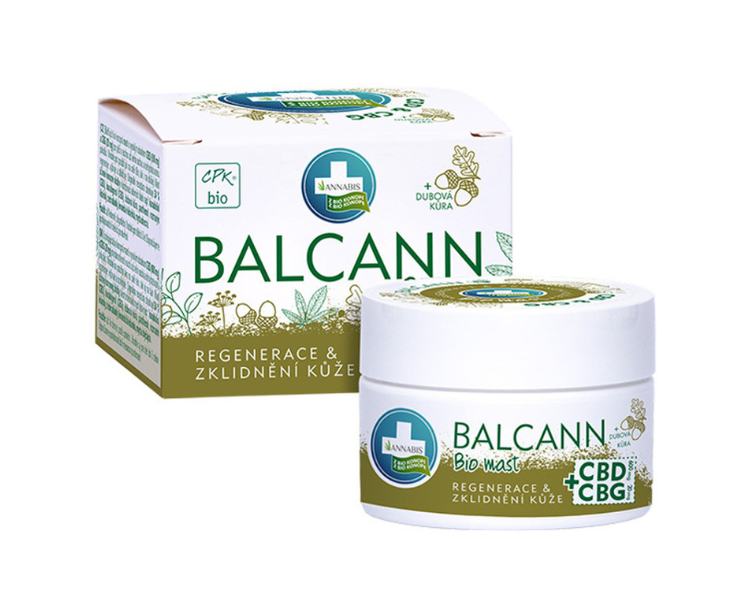 Annabis Balcann – Konopná masť CBD+CBG BIO