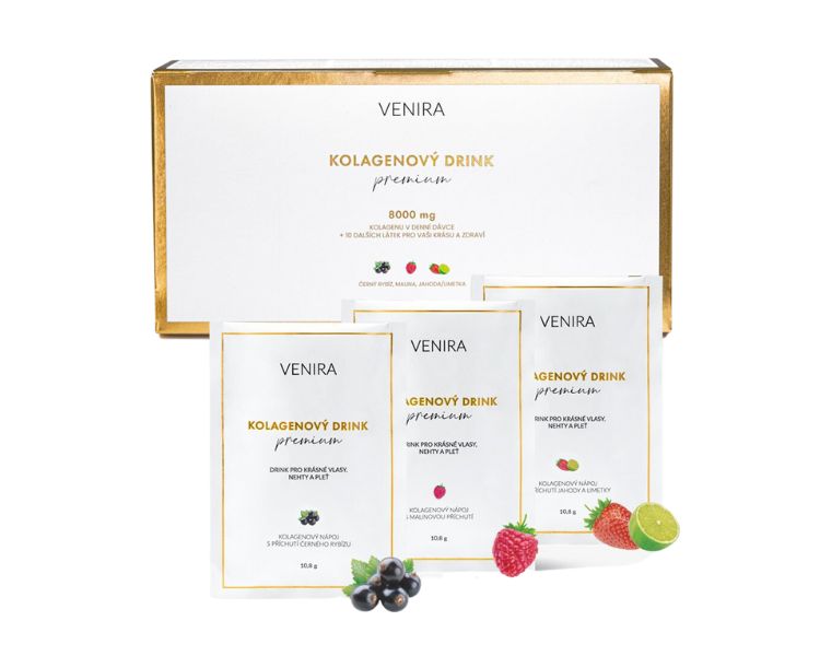 Venira Premium kolagénový drink pre vlasy, nechty a pleť