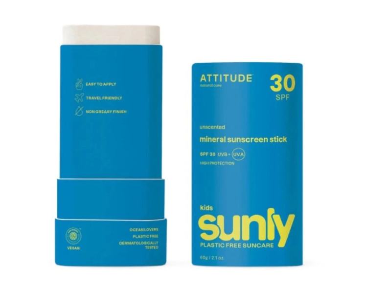 Attitude Detská minerálna ochranná tyčinka na celé telo SPF 30