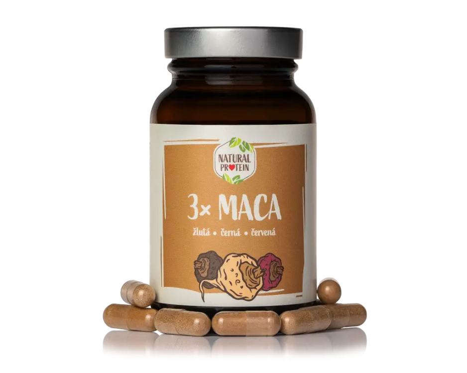 NaturalProtein 3× Maca