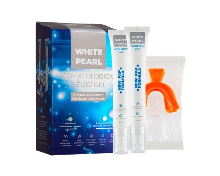 WHITE PEARL Gél na bielenie zubov
