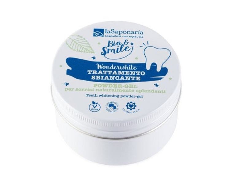laSaponaria Prášková pasta na bielenie zubov WonderWhite