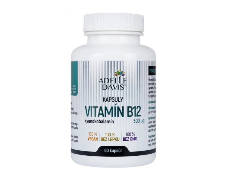 Adelle Davis Vitamín B12 500 mcg