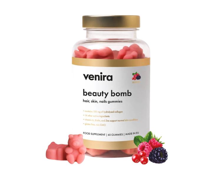 Venira beauty bomb - medvedíky na vlasy, nechty a pokožku