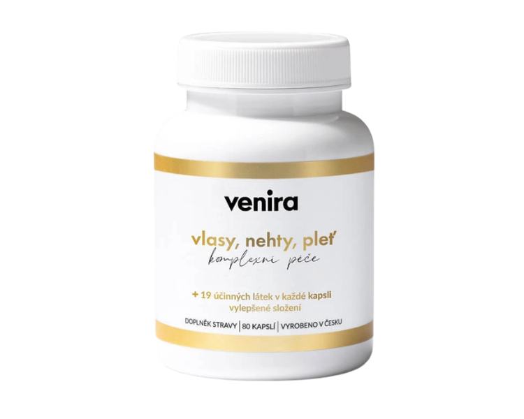 Venira kapsule pre vlasy, nechty a pleť