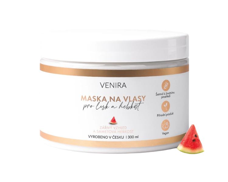 Venira maska na vlasy pre lesk a hebkosť
