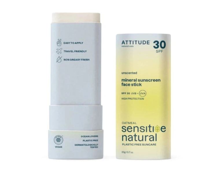 Attitude Minerálna ochranná tyčinka na tvár a pery SPF 30