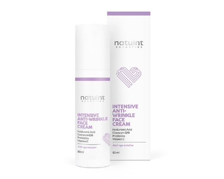 Natuint Cosmetics Krém proti vráskam s kyselinou hyalurónovou a Q10