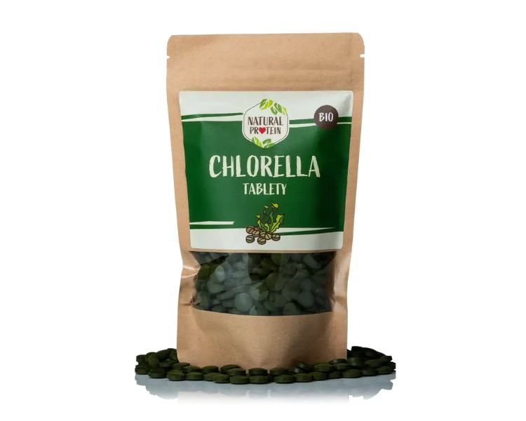 NaturalProtein Chlorella tablety