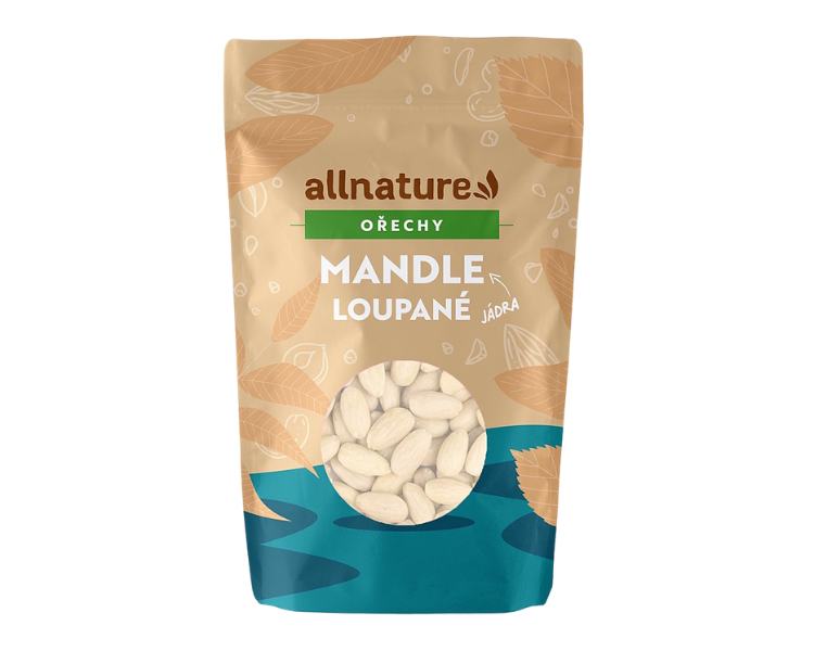 Allnature Mandle jadrá lúpané