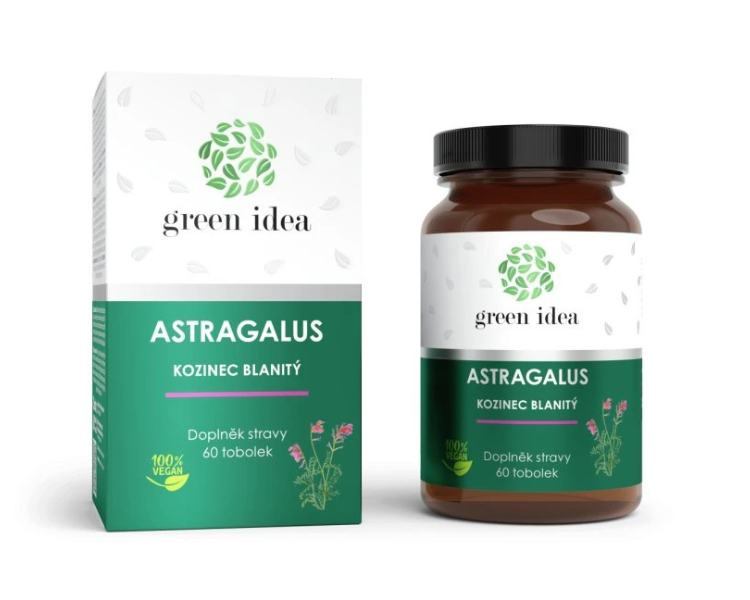 Green idea Astragalus Kozinec blanitý