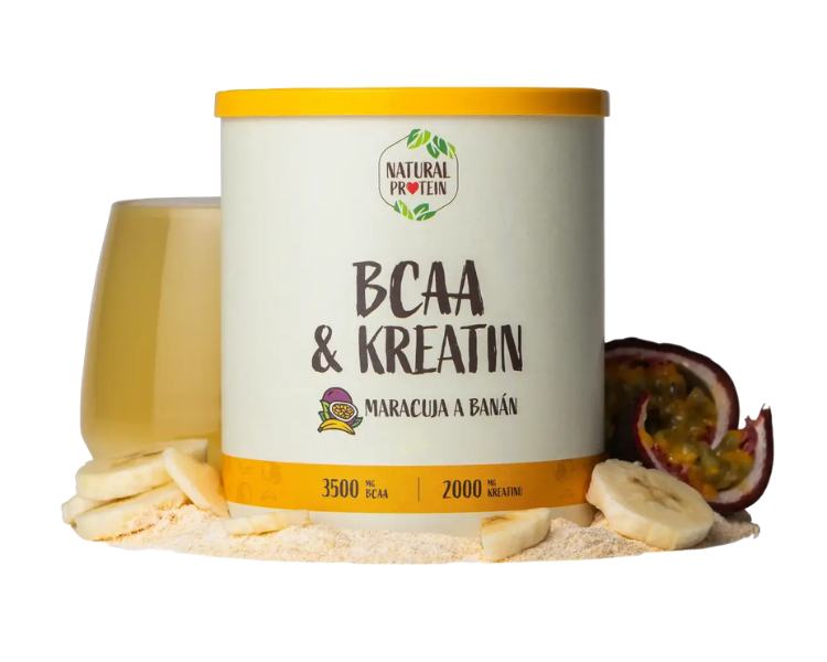NaturalProtein BCAA + Kreatin Maracuja banán