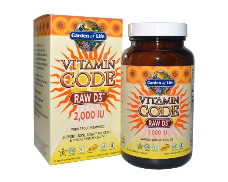 Garden of Life Vitamin Code RAW D3