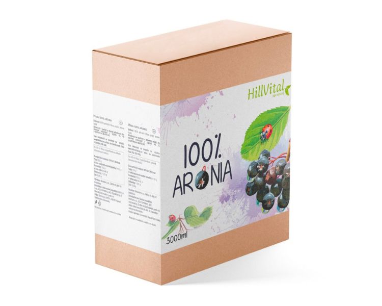 HillVital 100 % prírodná šťava Arónia