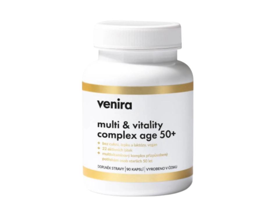 Venira multivitamín & vitality complex age 50+