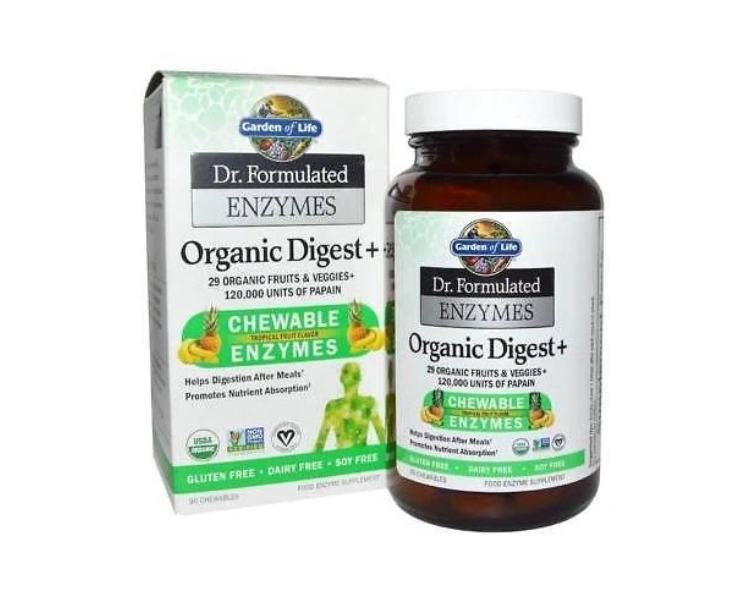 Garden of Life Dr. Formulated Organické Enzýmy na podporu trávenia