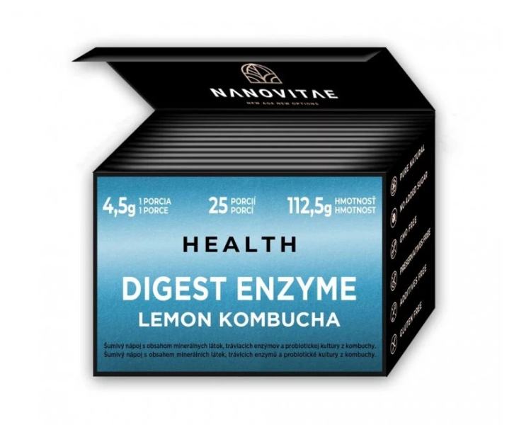 Nanovitae Digest Enzyme Lemon Kombucha