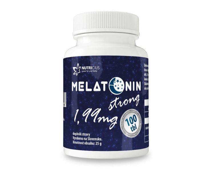 Nutricus Melatonin strong 1,99 mg
