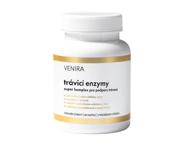 Venira tráviace enzýmy