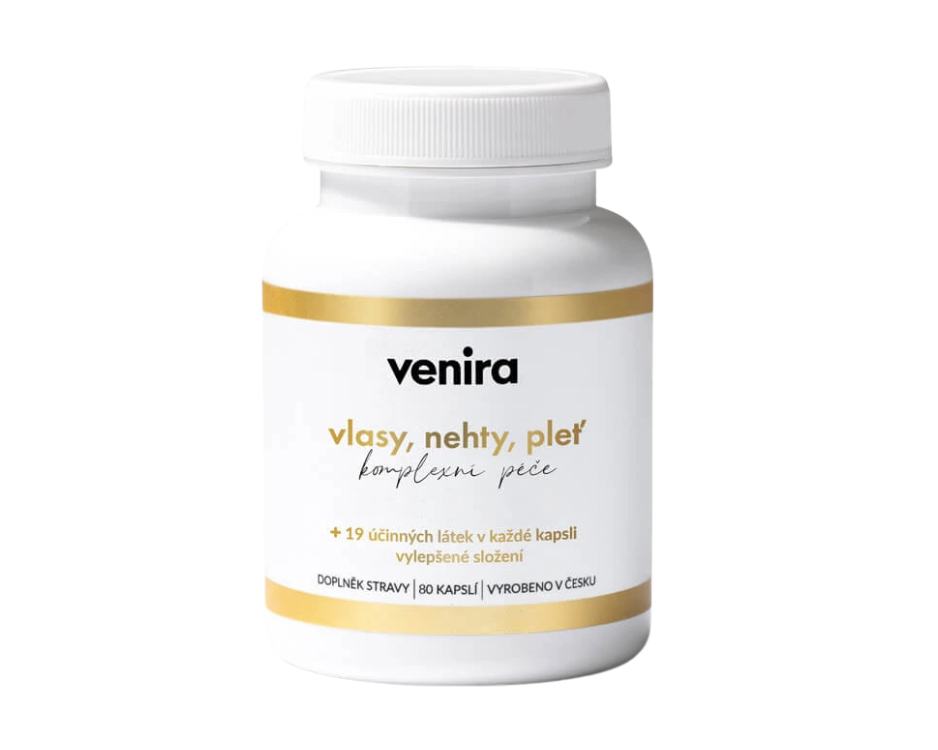 Venira kapsule pre vlasy, nechty a pleť