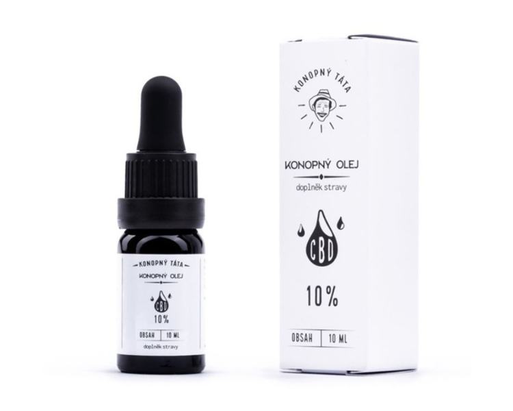 10 % CBD olej Konopný Táta