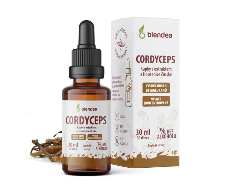 Blendea Cordyceps kvapky