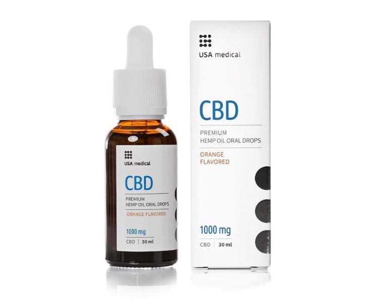 USA medical CBD olej 10 %