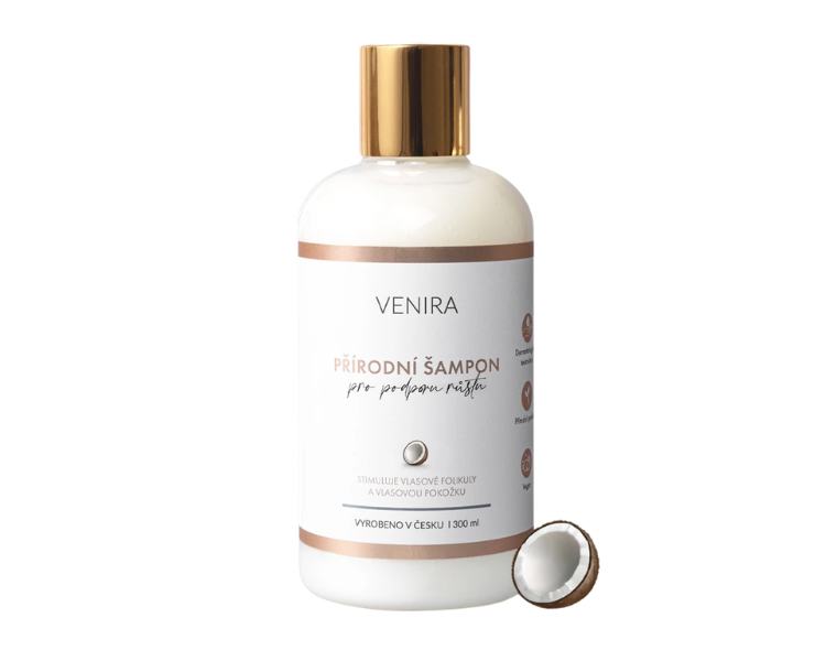 VENIRA prírodný šampón pre podporu rastu vlasov