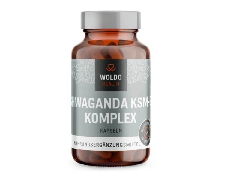 WoldoHealth Ashwagandha KSM-66 komplex